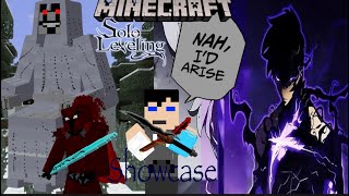 Shadow Monarch Abilities  Showcase Minecraft SOLO LEVELING Arise Mod [upl. by Siuqaj]