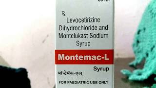 सर्दी और अस्थमा मे लाभकारी MontemacL syrup levocetirizine  monterlukast uses amp dose [upl. by Navert]