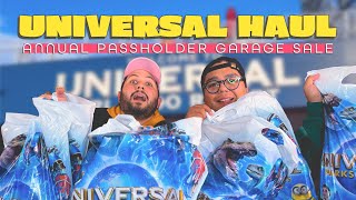 UNIVERSAL HAUL  Annual Passholder Garage Sale🤑 [upl. by Linoel]