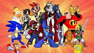 Cartoon vs Anime MUGEN  PC Game with Download [upl. by Constanta907]