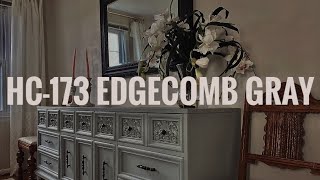 MY FAVORITE NEUTRAL COLOR FOR WALLS  BENJAMIN MOORE EDGECOMB GRAY [upl. by Hufnagel]