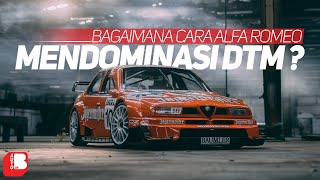 Alfa Romeo 155 V6 TI  Mobil Penghancur Pabrikan Jerman DTM [upl. by Roshelle]