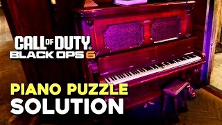 Black Ops 6 Campaign piano puzzle [upl. by Cynar]