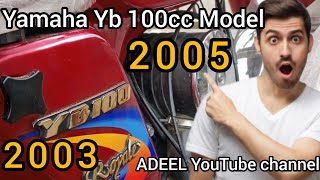 Yamaha Yb 100 Cc Model 2005 bike motorcycle All parts D y L companyYamaha 100cc [upl. by Awad518]