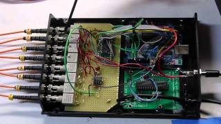 Fiberoptic joystick with quadrature encoders and arduino [upl. by Divadnoj]