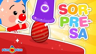 Búsqueda de Huevos de Pascua Sorpresa 4  Aprende Colores  Juegos para Niños  Plim Plim [upl. by Beisel]