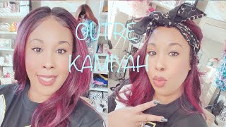 Outre Kamiyah  Melted Hairline DRFF Cherry Red [upl. by Karub]