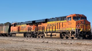 BNSF 3254 Leads LINLIN with a fresh K5HL Feb 18 2024 [upl. by Wilkens]