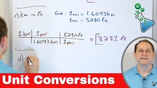 Unit Conversions amp Dimensional Analysis  Examples amp Practice [upl. by Ytsihc]