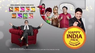 Sony Networks ‘HAPPY INDIA’ pack at just Rs 31 per month [upl. by Enrak]