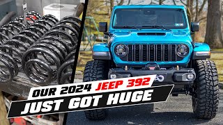 The BEST Lift KIt amp Wheels  Tires for our 2024 Jeep Wrangler 392 [upl. by Sabina]