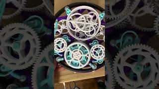 Mind blowing 3D Printed Clock Mechanism from mechanistic [upl. by Ained700]