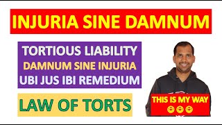 Injuria Sine Damnum Injury Yes without Damage No  Tortious Liability [upl. by Fernandina]