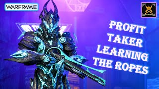 Learning how to solo the PROFIT TAKER in WARFRAME [upl. by Laenaj]