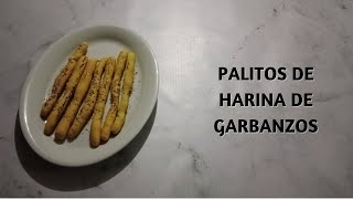 Cómo Hacer Palitos de Harina de Garbanzos [upl. by Eitac824]