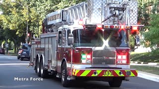 Oak Park IL Fire Dept Truck 631 Responding [upl. by Lonny]