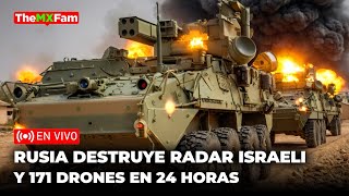 RUSIA DESTRUYE POR PRIMERA VEZ RADAR ISRAELI RADAieMHR y 171 DRONES  TheMXFam [upl. by Liederman]