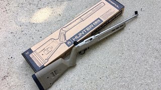 Magpul Ruger 1022 Takedown Hunter X22 Stock Installation and First Impressions [upl. by Novonod]