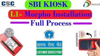 MORPHO L1 INSTALLATION SBI BANKING [upl. by Calvinna]