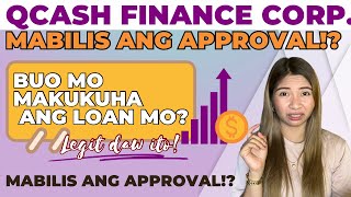 QCASH FINANCE CORPORATION UTANGAN SA FB  MAGKANO BA ANG PWEDENG MAILOAN AT LEGIT KAYA ITO🤔🤔 [upl. by Jaquiss130]