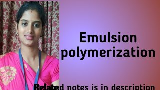 Emulsion polymerizationreachyourgoal [upl. by Eltsirc58]