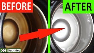 How to clean a Thermos Flask inside the Easy Way without damaging it [upl. by Atinaujnas]