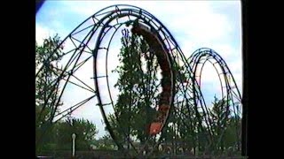 Geauga Lake Roller Coasters 1993 [upl. by Ainek]