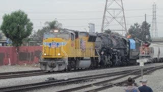 Union Pacifics Big Boy 4014 on national rail for the first time and some other cool suprises [upl. by Meill]