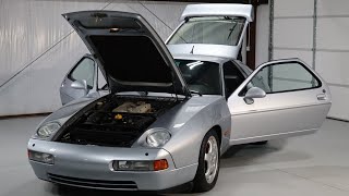 Porsche 928 GTS  28900 Miles  Manual  Sunroof Delete  Factory Exhibition [upl. by Enened]