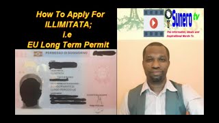 How TO Apply For Carta di SoggiornoEU Long Term Permit [upl. by Fishman]