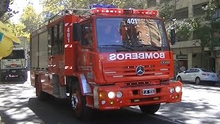 Bomberos PFA en emergencia compilación [upl. by Aicenat]