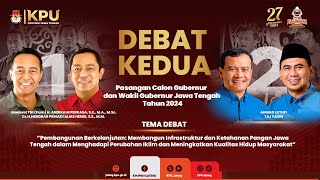 DEBAT KEDUA PASANGAN CALON GUBERNUR DAN WAKIL GUBERNUR JAWA TENGAH TAHUN 2024 [upl. by Spada76]