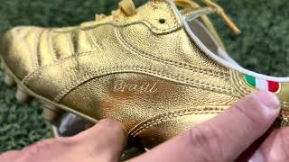 Review Diadora Brasil Made In Italy Leather FG [upl. by Nayr]