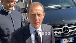 Napoli Real Madrid LIVE spunta una leggenda dei Galacticos al pranzo UEFA 🏆 [upl. by Kay412]