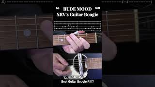 Best Guitar Boogie The quotRude Moodquot Riff  SRV  No Chat Acoustic Guitar CoverLesson 6 shorts [upl. by Ximenez]