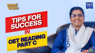 ✅Tips for Success in OET Reading Part C  Tijus Academy [upl. by Yamauchi270]