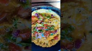 Simple and Easy Masala Omelette Recipe shorts viralvideo ytshorts 700 youtubeshorts youtube [upl. by Wardlaw]