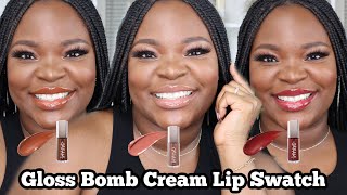 🍁 BEST LIP GLOSS FALL 2022 🍂  NEW Fenty Gloss Bomb Heat HOT CHOCOLIT  Review  Demo [upl. by Essirahs]