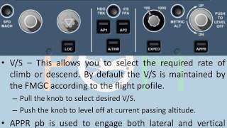 A320  Auto Flight  I Overview amp FCU [upl. by Launame]