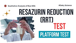 Resazurin Reduction Test RRT  Keeping Quality Test of Raw Milk [upl. by Cirek]