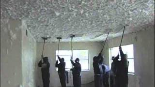 Friable ceiling abatement using FoamShields patented method [upl. by Drarrej]