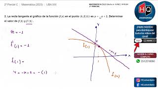 2023  SEGUNDO PARCIAL  TEMA C  MATEMATICA 51  UBA XXI [upl. by Ursel]