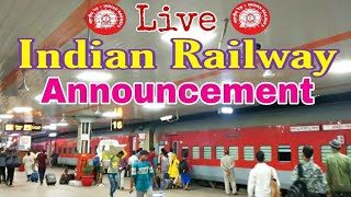 Live  Popular Indian Railway Latest amp Clear Train Announcement at New Delhi 2020  Part 5 [upl. by Muhammad]