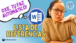 Como formatar e organizar a lista de Referências pela ABNT [upl. by Rramahs]