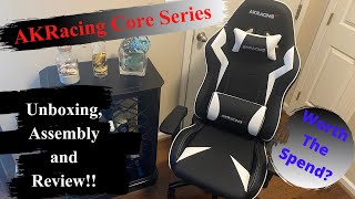 AKRacing Core Series SX Gaming Chair  Unboxing Assembly and Review [upl. by Dun]