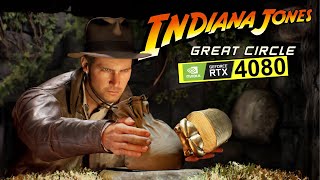 Indiana Jones And The Great Circle PC RTX 4080 4K Supreme Settings Gameplay [upl. by Eirahcaz235]