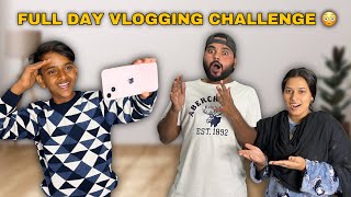 Full Day Vlogging Challenge for Zeeshan 😳 [upl. by Boothe]