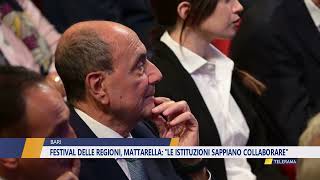 BARI FESTIVAL DELLE REGIONI MATTARELLA quotLE ISTITUZIONI SAPPIANO COLLABORAREquot [upl. by Kalagher]