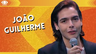 João Guilherme filho de Faustão fez sua estreia na Band ao lado do pai [upl. by Llertnom]