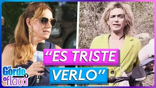 Lili Estefan reacciona a las imágenes del hijo de Camilo Sesto  El Gordo y La Flaca [upl. by Kresic]